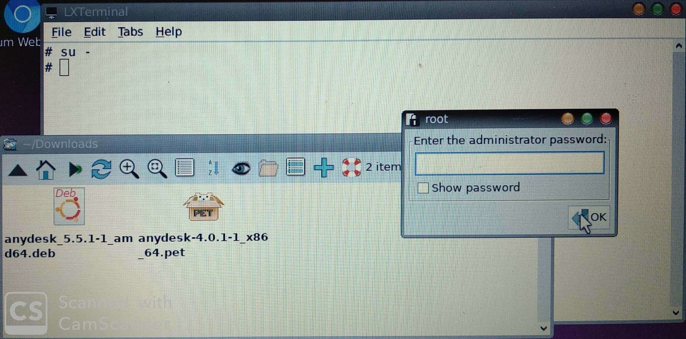 ubuntu install anydesk error