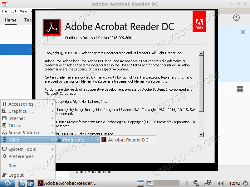 adobe reader linux