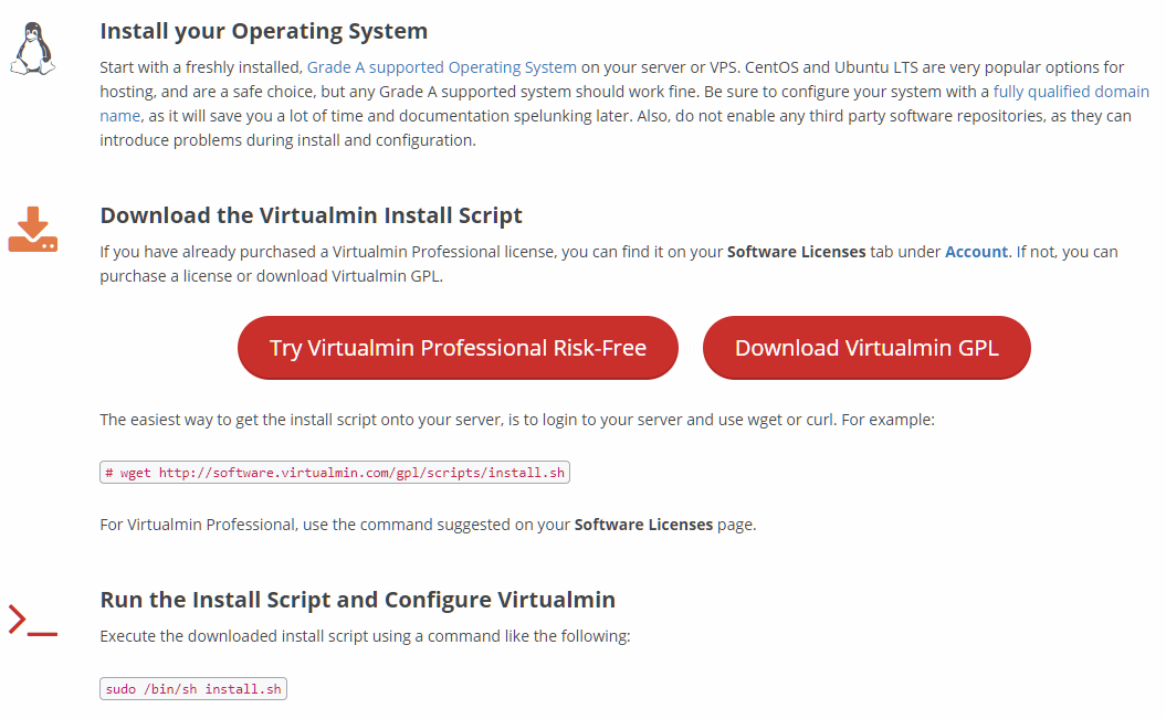Virtualmin Professional – Virtualmin